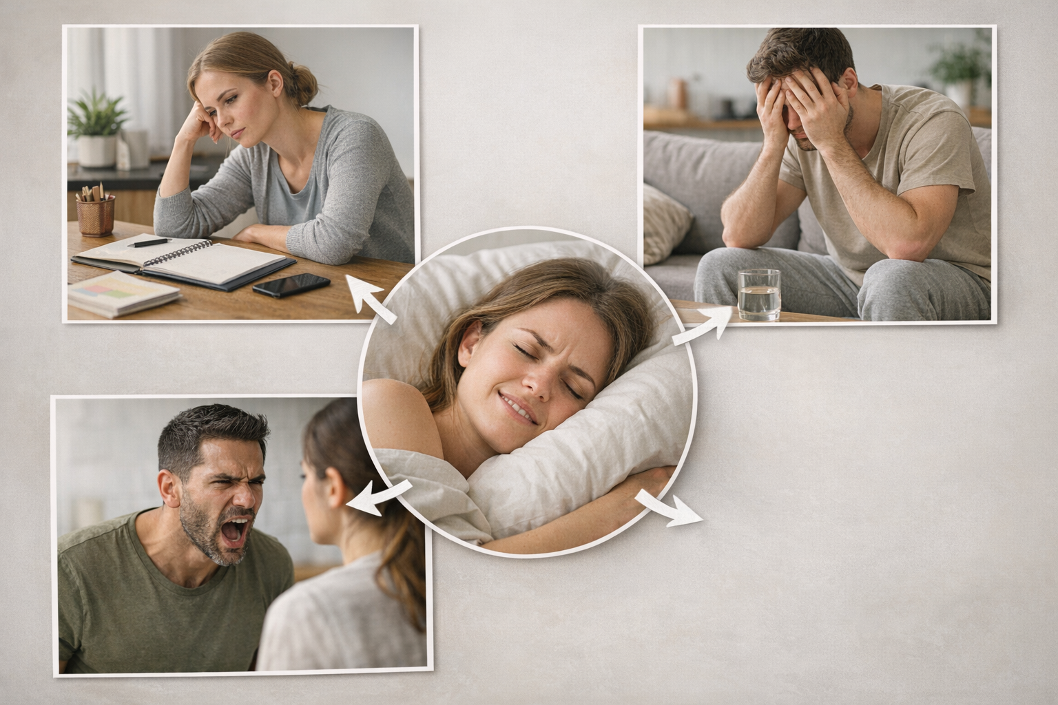 Infographic on personality traits linked to bruxism risk