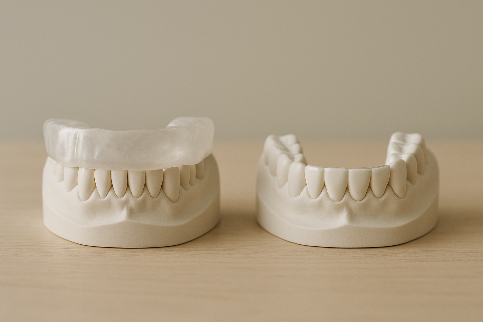 Boil-and-bite vs custom-fit night guard comparison