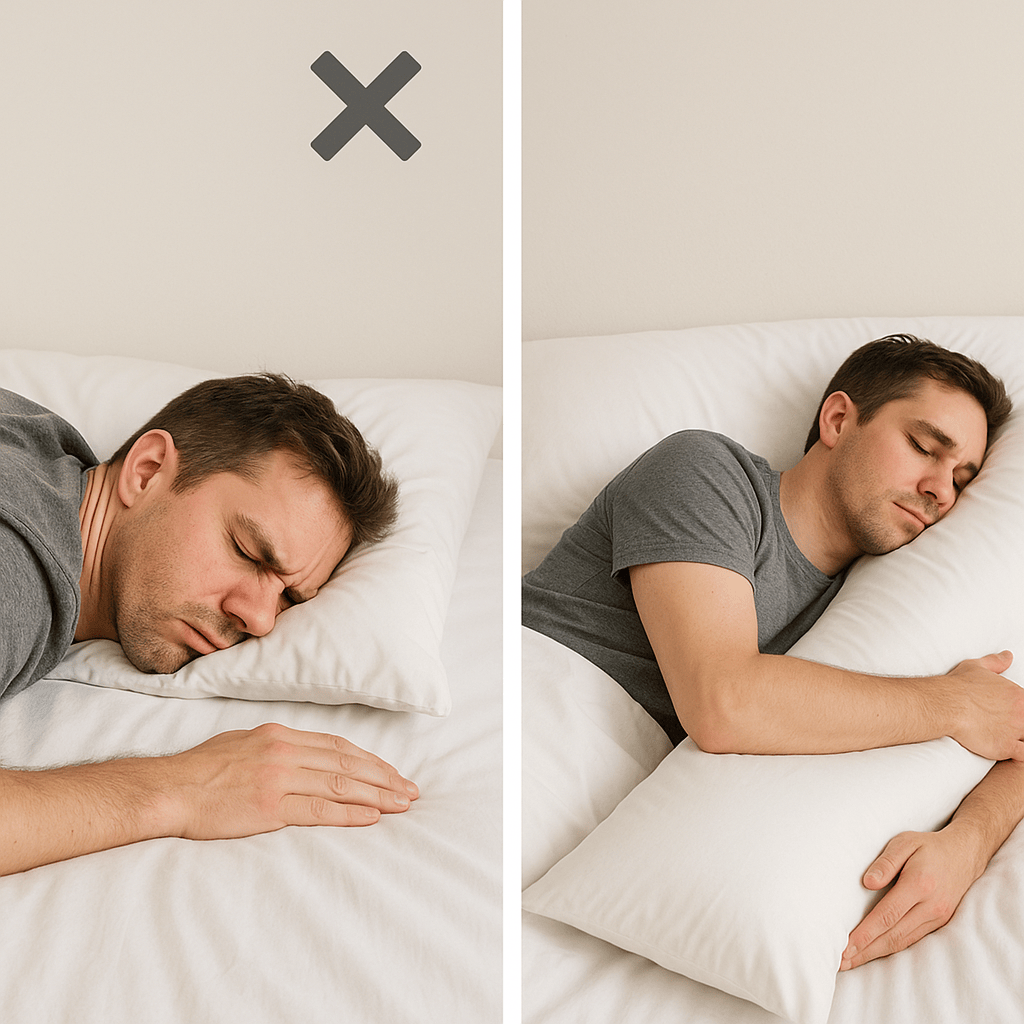 man stomach sleeping