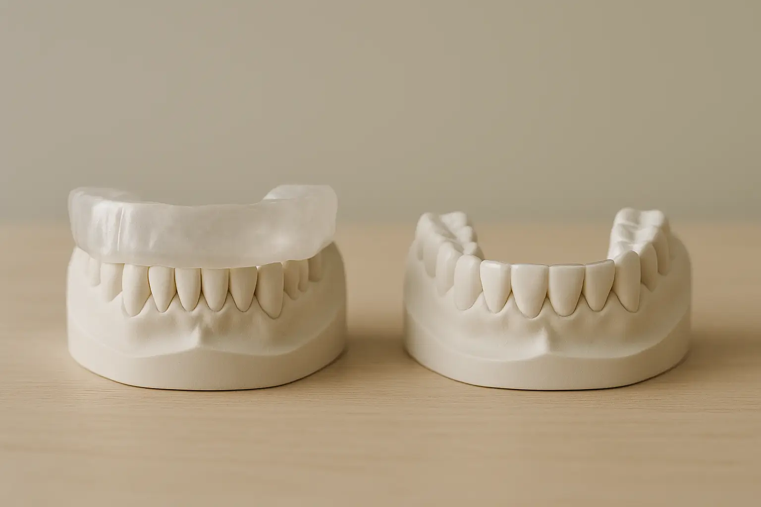 Boil-and-bite vs custom-fit night guard comparison