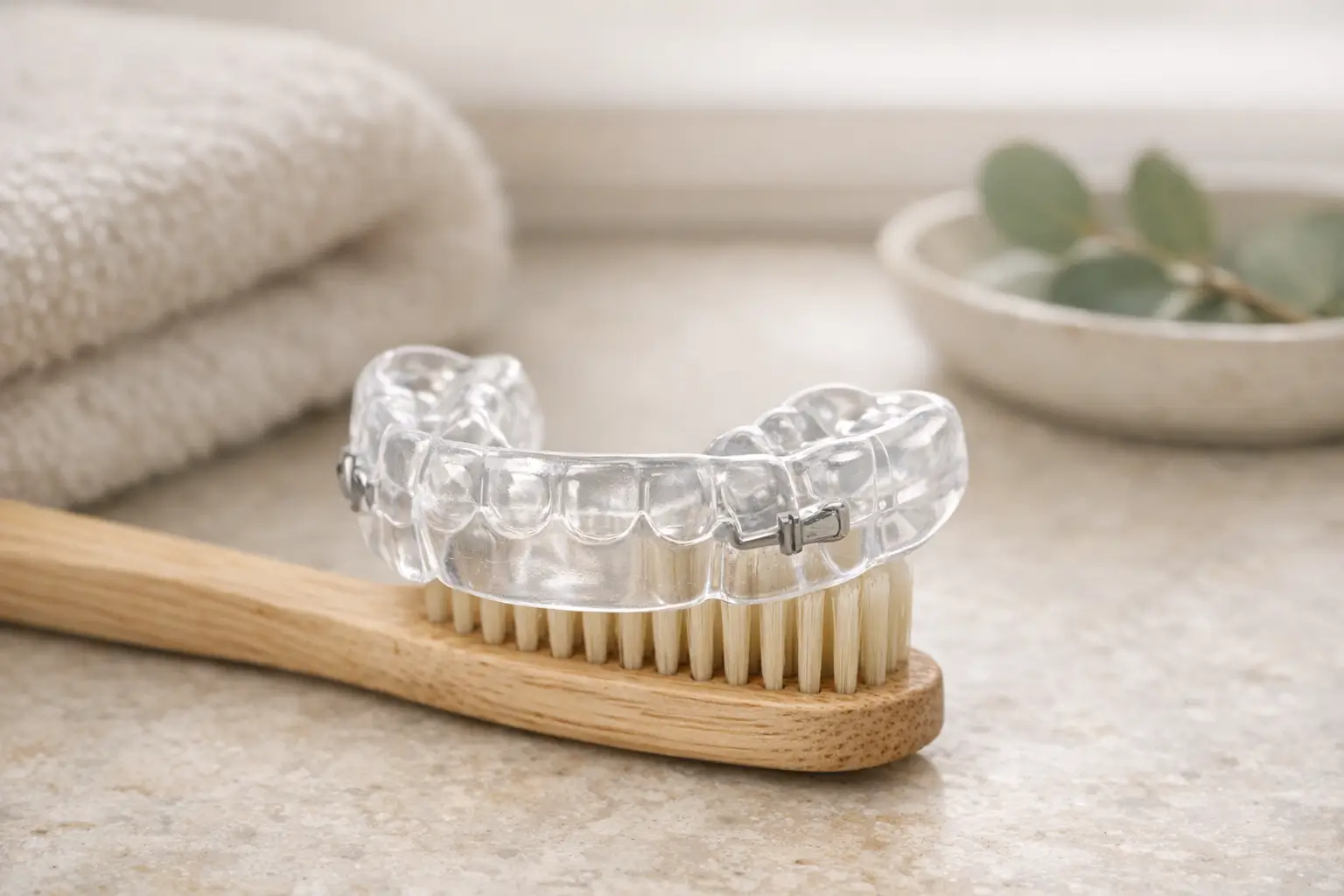 Pediatric nightguard on toothbrush as a dental appliance