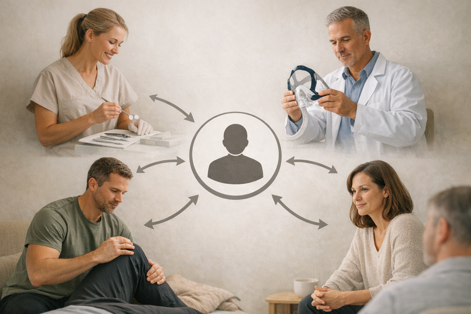 Multidisciplinary teamwork flowchart for bruxism treatment