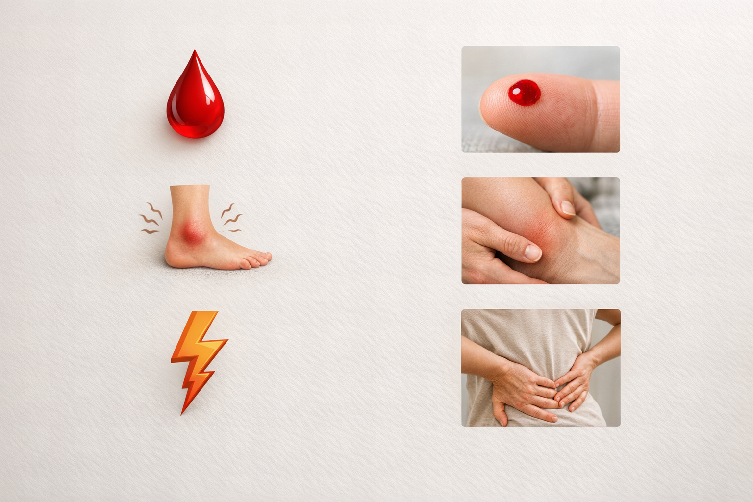 Infographic of post-removal red flags and symptoms