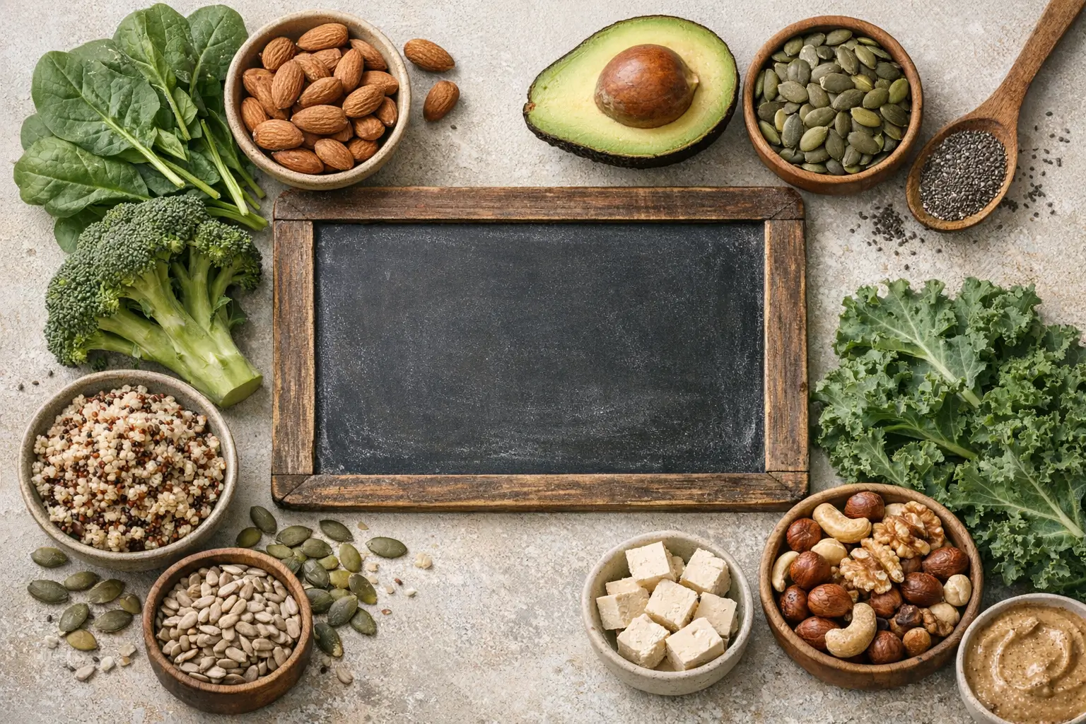 Magnesium-rich foods around