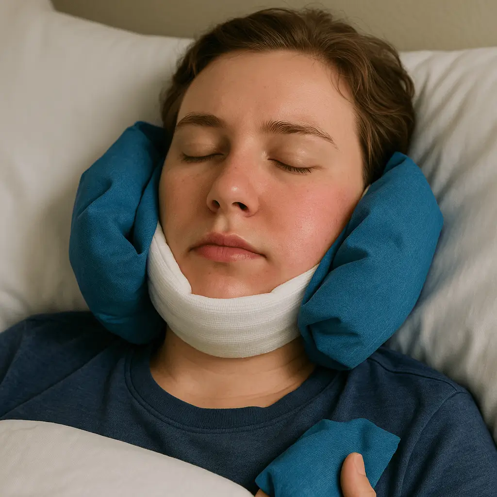 elevate head after wisdom teeth removal