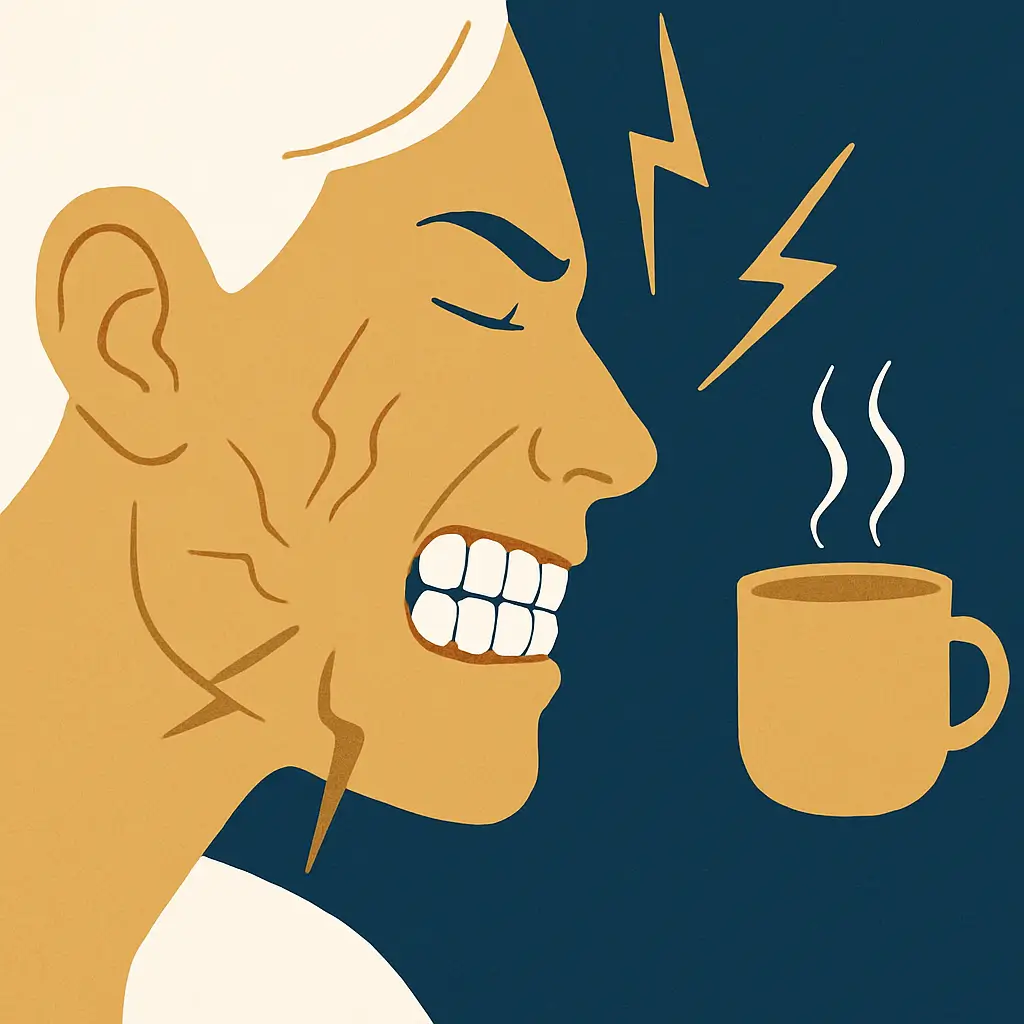 caffeine exacerbating bruxism
