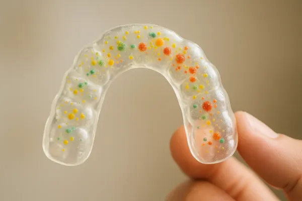 cleaning custom night guard