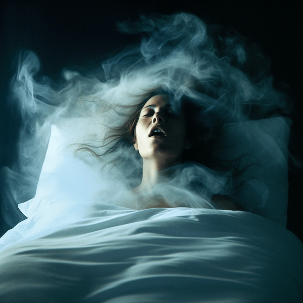 Bad morning breath from night guard use