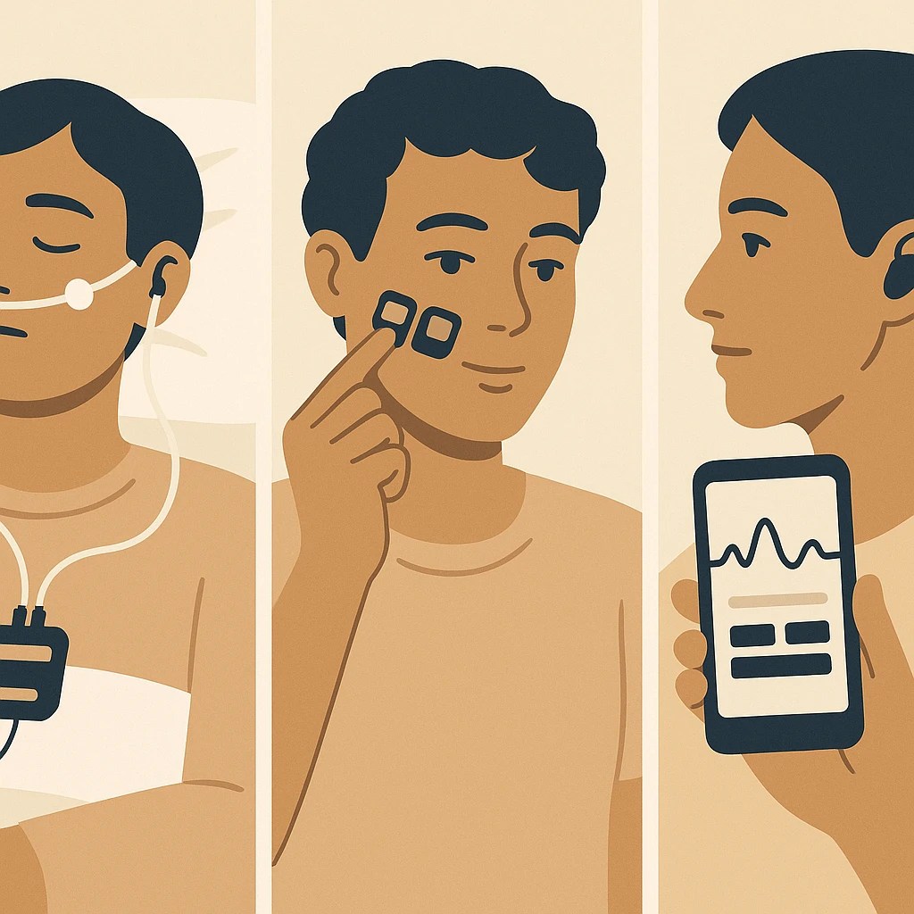 Image showing different wearables to prevent teeth grinding