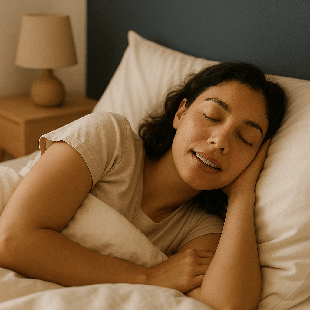 peaceful sleep with night guard